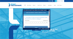 Desktop Screenshot of linearrecruitment.co.uk